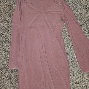 🌸 Forever 21 Mauve Dress - Size Large 🌸
